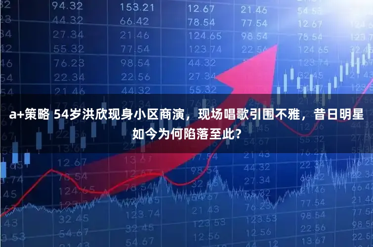 a+策略 54岁洪欣现身小区商演，现场唱歌引围不雅，昔日明星如今为何陷落至此？