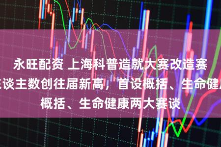 永旺配资 上海科普造就大赛改造赛制，报名东谈主数创往届新高，首设概括、生命健康两大赛谈